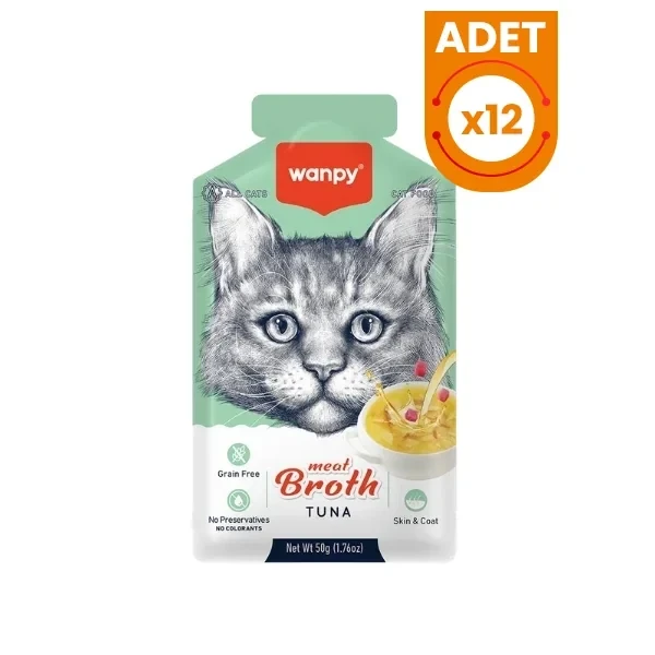 Wanpy Ton Balıklı Tahılsız Kedi Çorbası