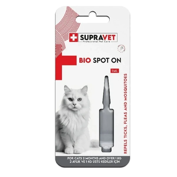 Supravet Biotine Extra Kedi Deri ve Tüy Sağlığı Damlası